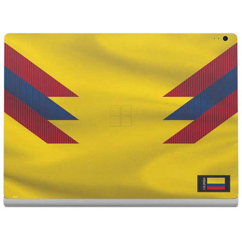 Colombia Soccer Flag Surface Book 2 13.5in Skin